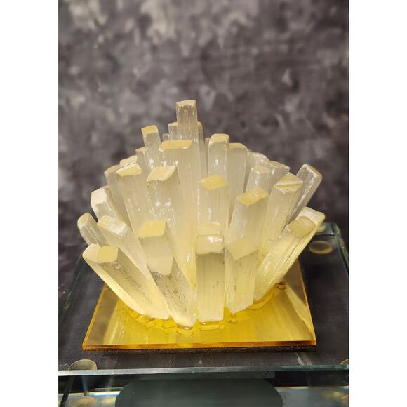Beautiful Selenite Sticks Cleansing Natural Crystal Cluster Flower Healing Shelf - Picture 3 of 9
